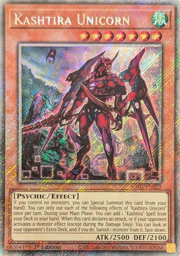 Kashtira Unicorn (Platinum Secret Rare) [RA05-EN025] Platinum Secret Rare | Good Games Morley