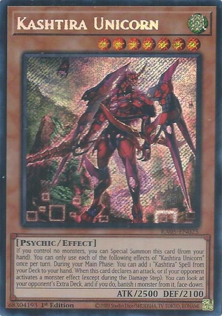 Kashtira Unicorn (Secret Rare) [RA05-EN025] Secret Rare | Good Games Morley