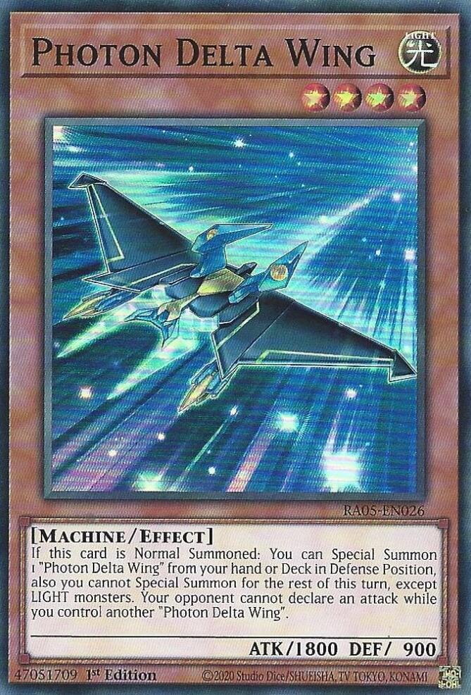 Photon Delta Wing [RA05-EN026] Super Rare | Good Games Morley