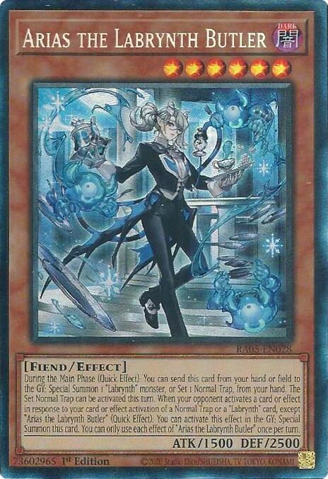 Arias the Labrynth Butler (Collector's Rare) [RA05-EN028] Collector's Rare | Good Games Morley