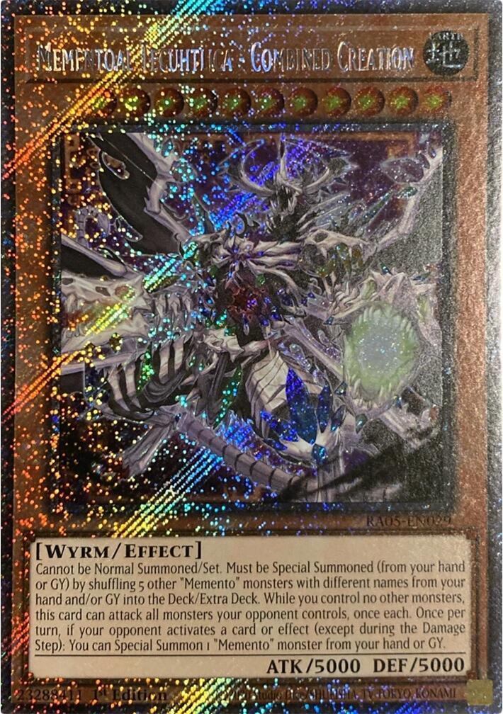 Mementoal Tecuhtlica - Combined Creation (Platinum Secret Rare) [RA05-EN029] Platinum Secret Rare | Good Games Morley