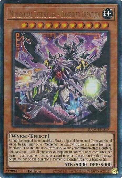 Mementoal Tecuhtlica - Combined Creation (Ultimate Rare) [RA05-EN029] Ultimate Rare | Good Games Morley