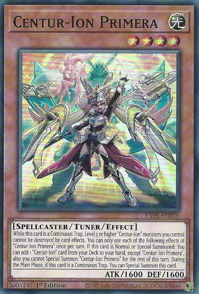 Centur-Ion Primera [RA05-EN030] Super Rare | Good Games Morley