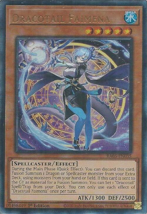 Dracotail Faimena (Ultimate Rare) [RA05-EN035] Ultimate Rare | Good Games Morley