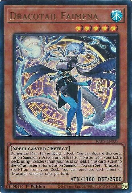Dracotail Faimena (Ultra Rare) [RA05-EN035] Ultra Rare | Good Games Morley