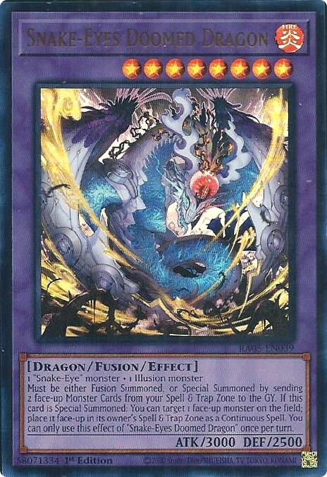 Snake-Eyes Doomed Dragon (Ultra Rare) [RA05-EN039] Ultra Rare | Good Games Morley