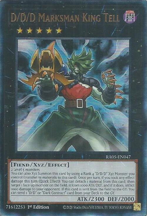 D/D/D Marksman King Tell (Ultimate Rare) [RA05-EN047] Ultimate Rare | Good Games Morley