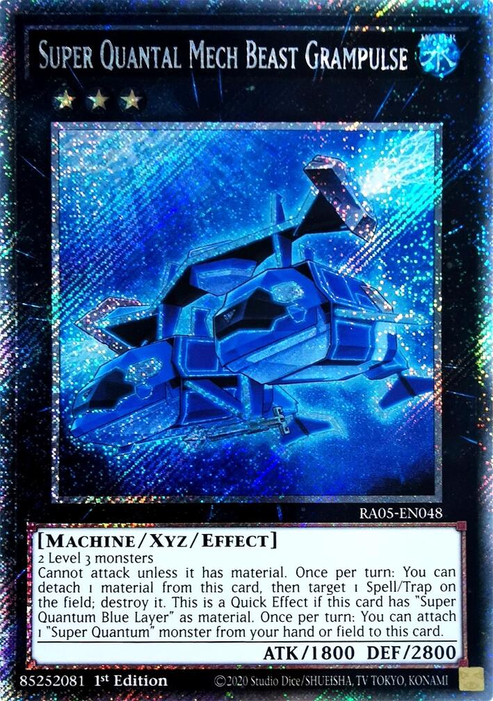 Super Quantal Mech Beast Grampulse (Platinum Secret Rare) [RA05-EN048] Platinum Secret Rare | Good Games Morley
