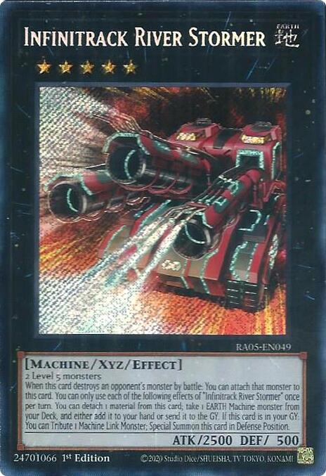 Infinitrack River Stormer (Secret Rare) [RA05-EN049] Secret Rare | Good Games Morley