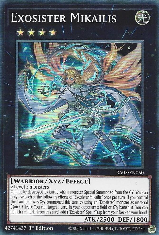 Exosister Mikailis [RA05-EN050] Super Rare | Good Games Morley