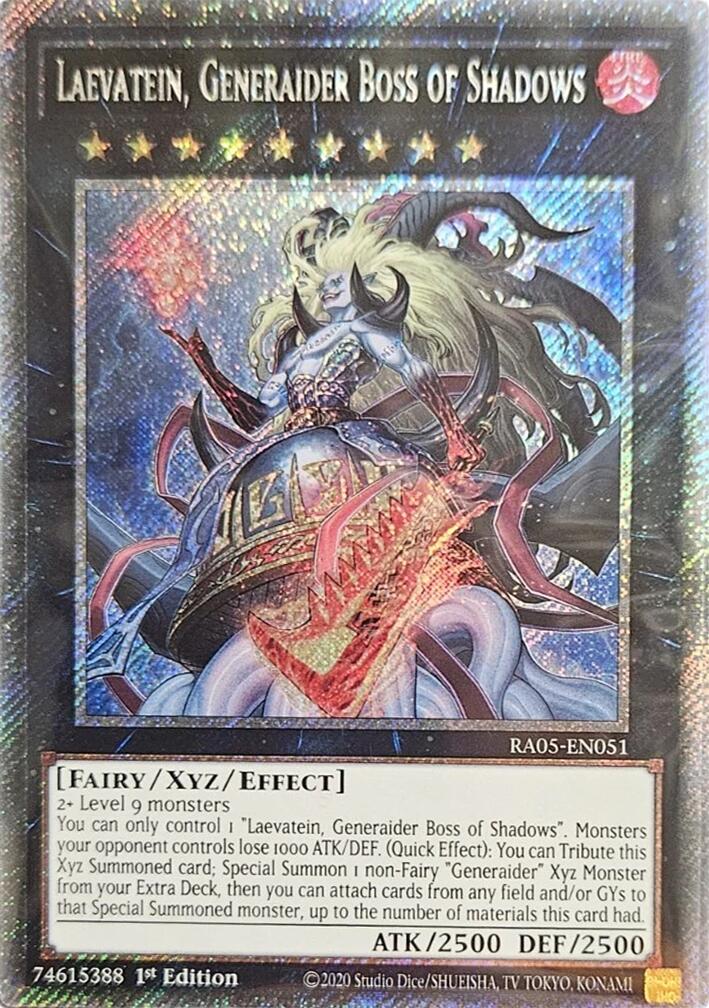 Laevatein, Generaider Boss of Shadows (Platinum Secret Rare) [RA05-EN051] Platinum Secret Rare | Good Games Morley