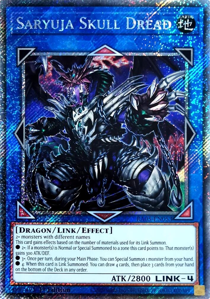 Saryuja Skull Dread (Platinum Secret Rare) [RA05-EN053] Platinum Secret Rare | Good Games Morley