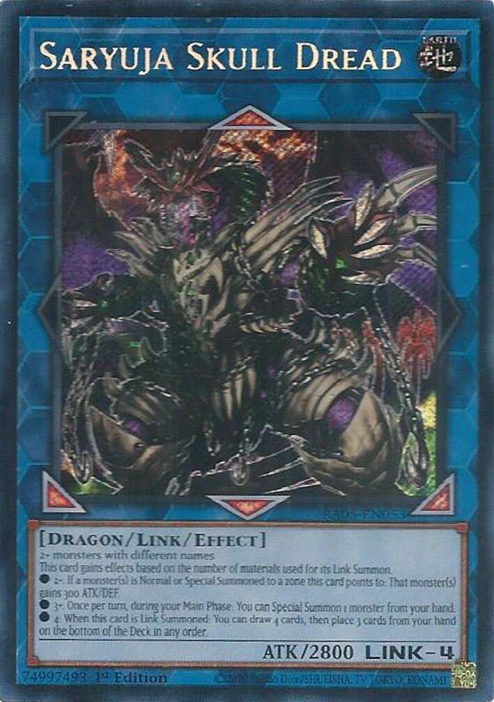 Saryuja Skull Dread (Secret Rare) [RA05-EN053] Secret Rare | Good Games Morley