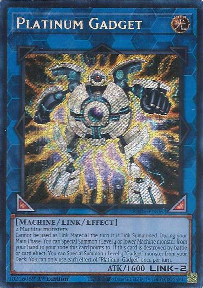 Platinum Gadget (Secret Rare) [RA05-EN054] Secret Rare | Good Games Morley