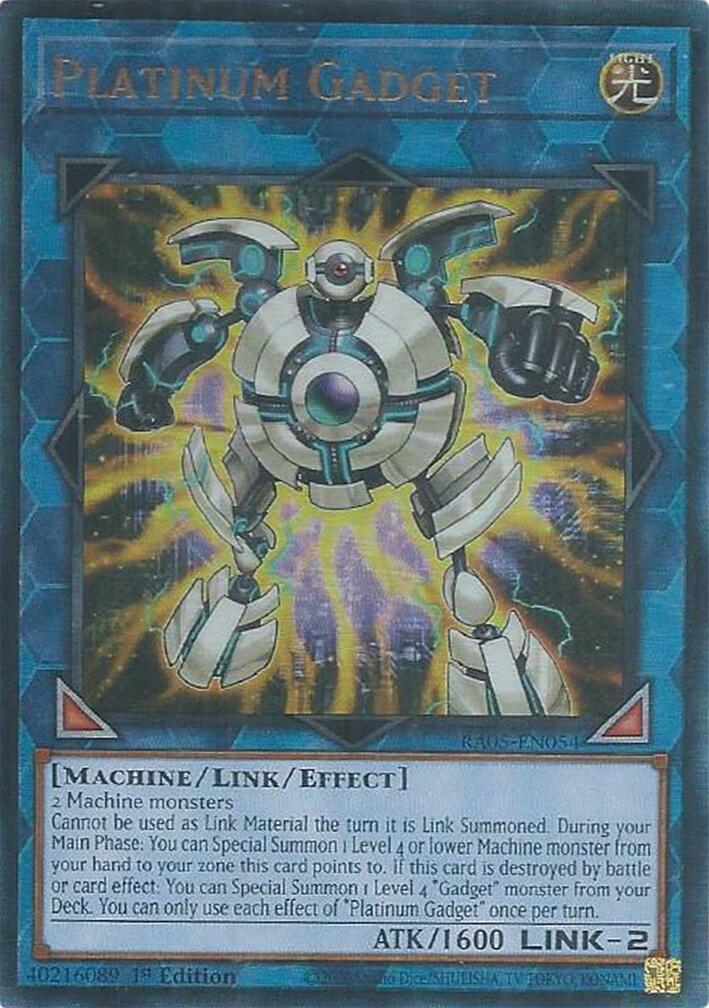 Platinum Gadget (Ultimate Rare) [RA05-EN054] Ultimate Rare | Good Games Morley