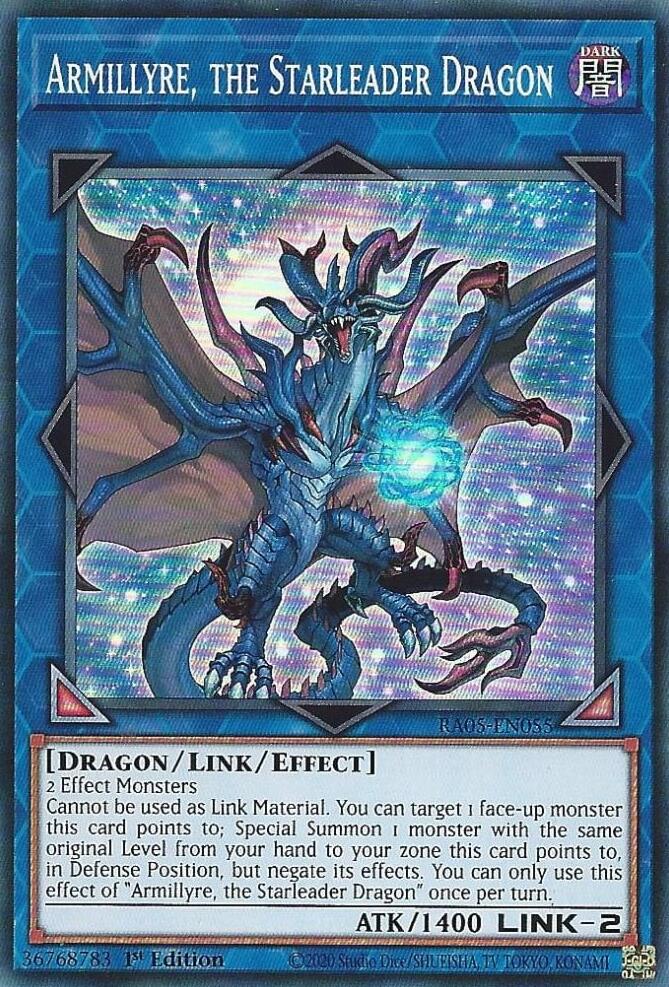 Armillyre, the Starleader Dragon [RA05-EN055] Super Rare | Good Games Morley