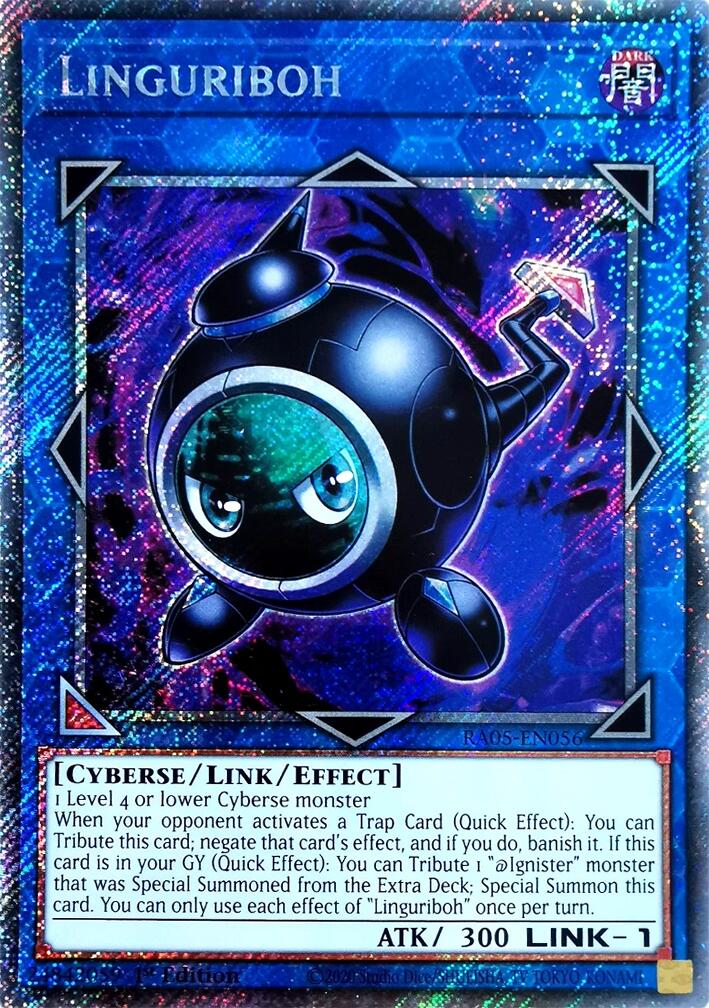Linguriboh (Platinum Secret Rare) [RA05-EN056] Platinum Secret Rare | Good Games Morley