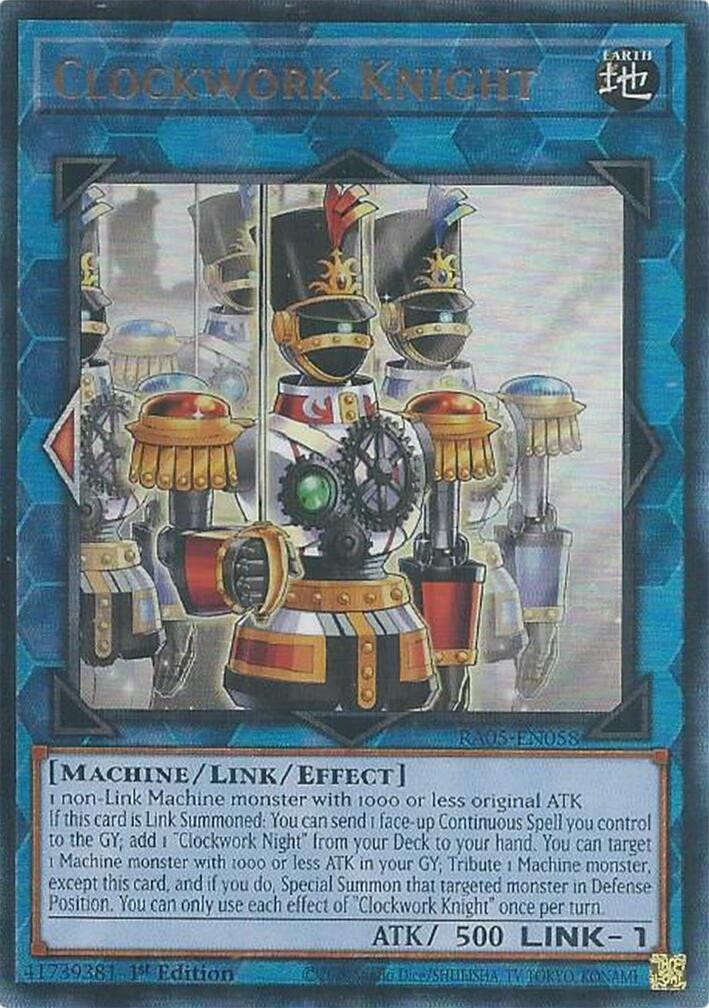 Clockwork Knight (Ultimate Rare) [RA05-EN058] Ultimate Rare | Good Games Morley