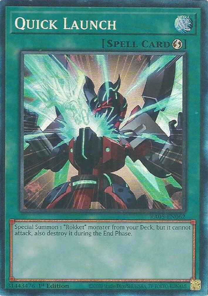 Quick Launch (Collector's Rare) [RA05-EN062] Collector's Rare | Good Games Morley