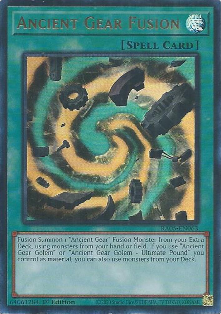 Ancient Gear Fusion (Ultra Rare) [RA05-EN063] Ultra Rare | Good Games Morley