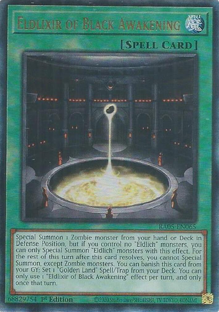 Eldlixir of Black Awakening (Ultimate Rare) [RA05-EN065] Ultimate Rare | Good Games Morley