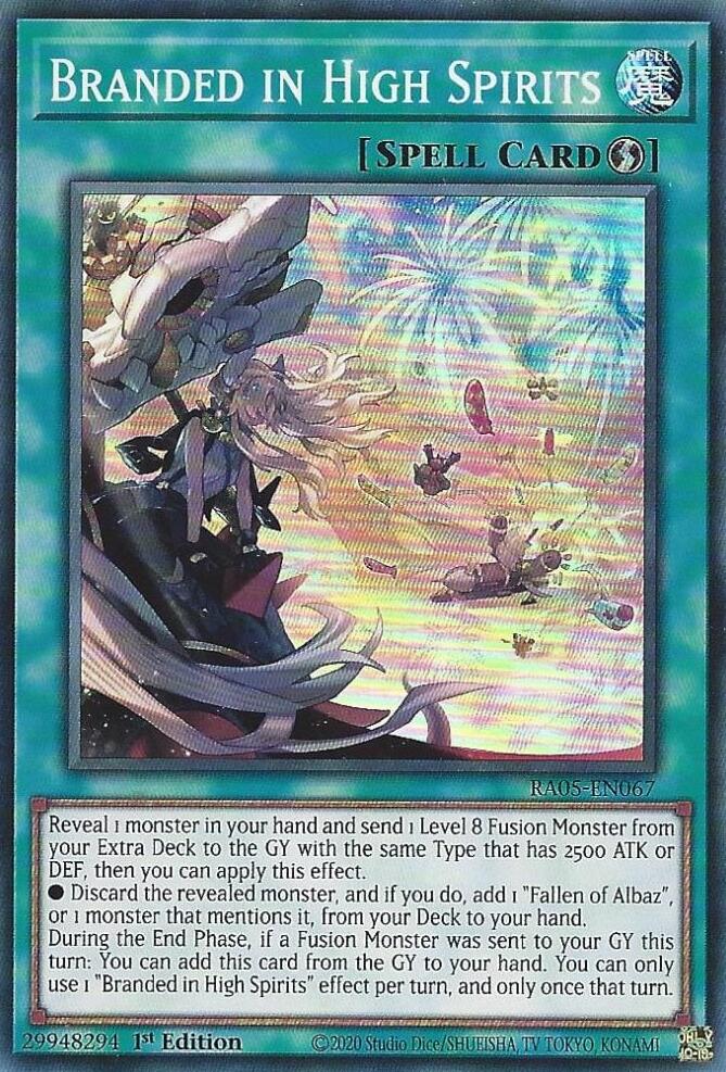 Branded in High Spirits [RA05-EN067] Super Rare | Good Games Morley