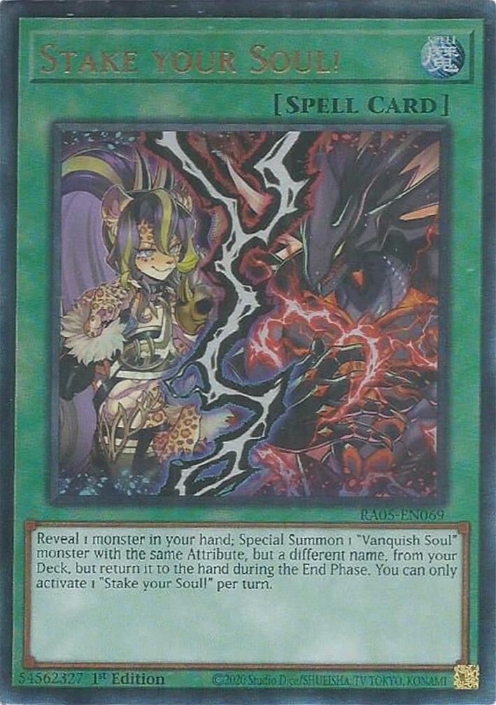 Stake your Soul! (Ultimate Rare) [RA05-EN069] Ultimate Rare | Good Games Morley