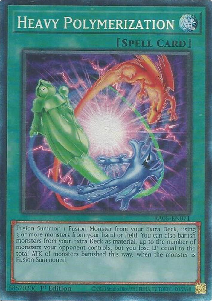 Heavy Polymerization (Collector's Rare) [RA05-EN071] Collector's Rare | Good Games Morley