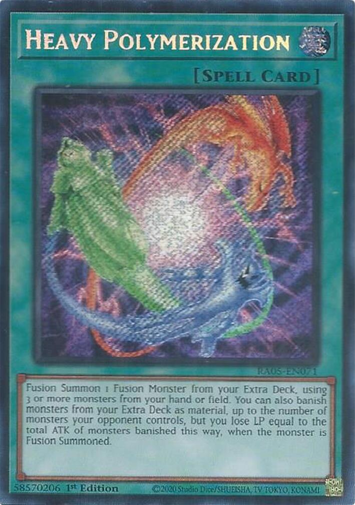 Heavy Polymerization (Secret Rare) [RA05-EN071] Secret Rare | Good Games Morley