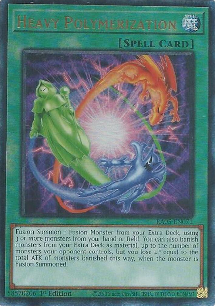 Heavy Polymerization (Ultimate Rare) [RA05-EN071] Ultimate Rare | Good Games Morley