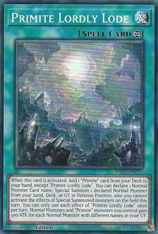 Primite Lordly Lode [RA05-EN072] Super Rare | Good Games Morley