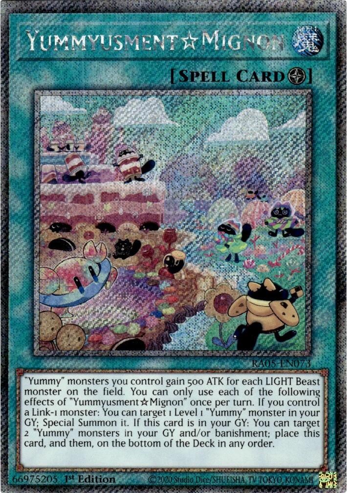 YummyusmentAcroquey (Platinum Secret Rare) [RA05-EN073] Platinum Secret Rare | Good Games Morley