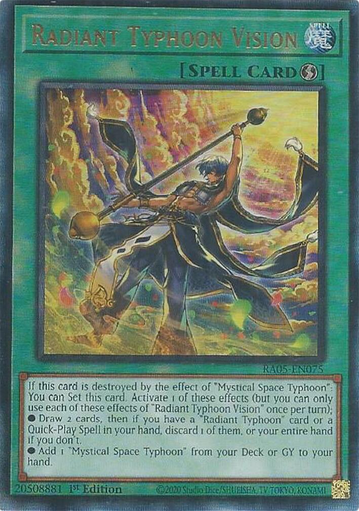 Radiant Typhoon Vision (Ultimate Rare) [RA05-EN075] Ultimate Rare | Good Games Morley