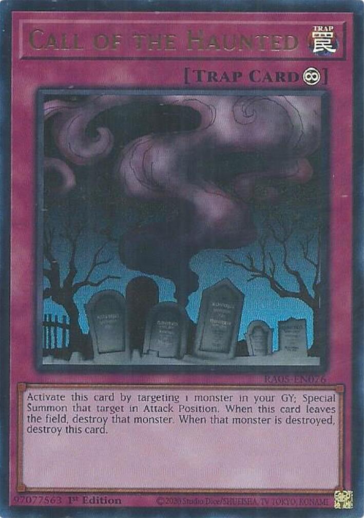 Call of the Haunted (Ultra Rare) [RA05-EN076] Ultra Rare | Good Games Morley