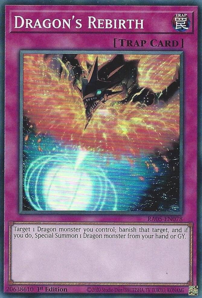 Dragon's Rebirth [RA05-EN078] Super Rare | Good Games Morley