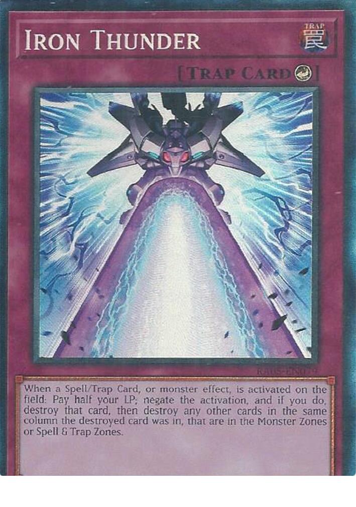 Iron Thunder (Collector's Rare) [RA05-EN079] Collector's Rare | Good Games Morley