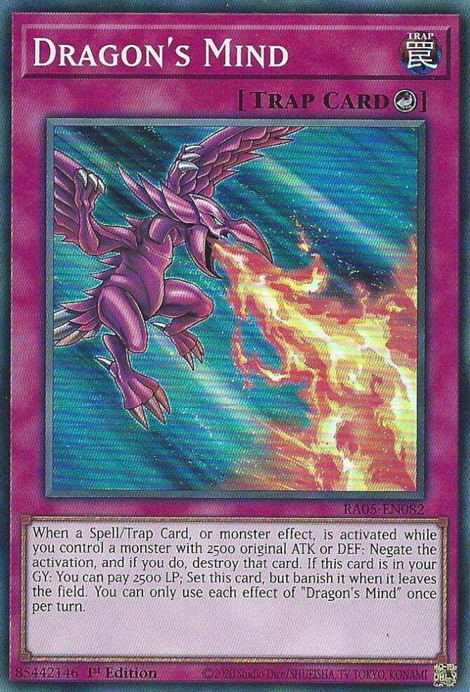 Dragon's Mind [RA05-EN082] Super Rare | Good Games Morley