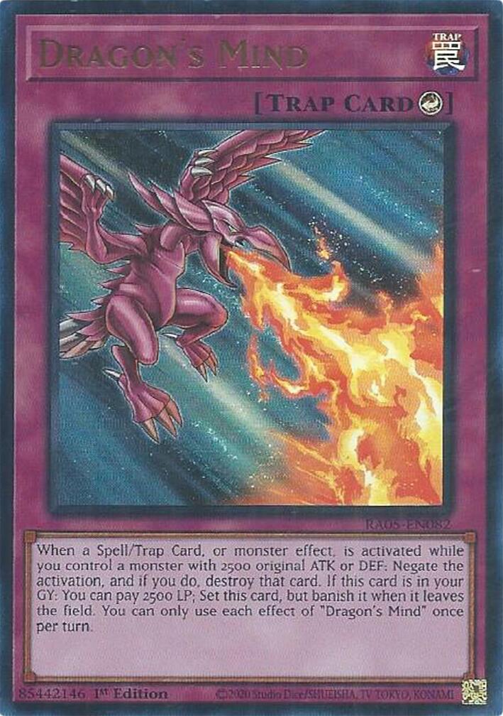 Dragon's Mind (Ultra Rare) [RA05-EN082] Ultra Rare | Good Games Morley