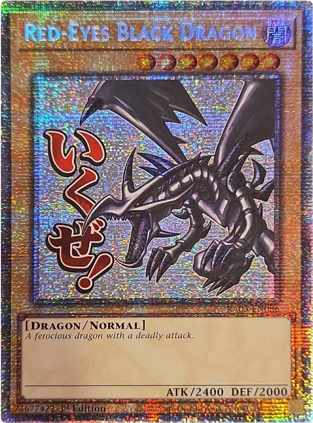 Red-Eyes Black Dragon (Starlight Rare) [RA05-EN086] Starlight Rare | Good Games Morley