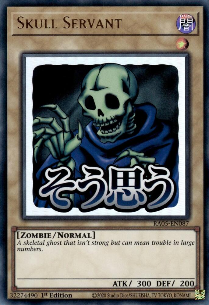 Skull Servant [RA05-EN087] Ultra Rare | Good Games Morley