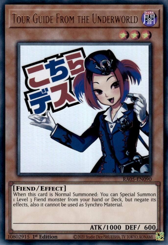 Tour Guide From the Underworld [RA05-EN090] Ultra Rare | Good Games Morley