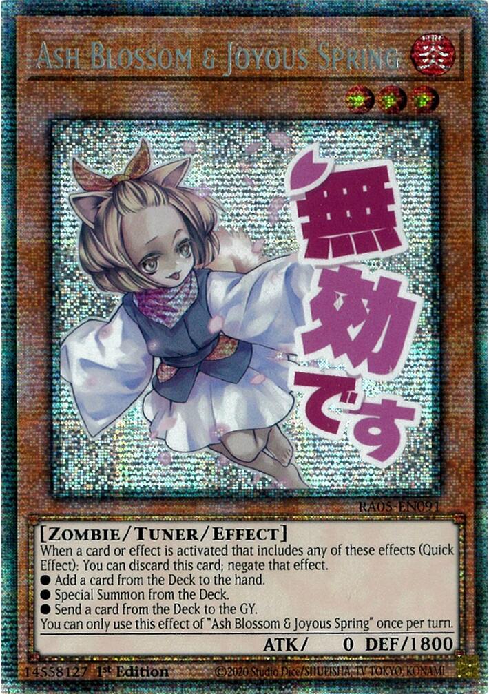 Ash Blossom & Joyous Spring (Starlight Rare) [RA05-EN091] Starlight Rare | Good Games Morley