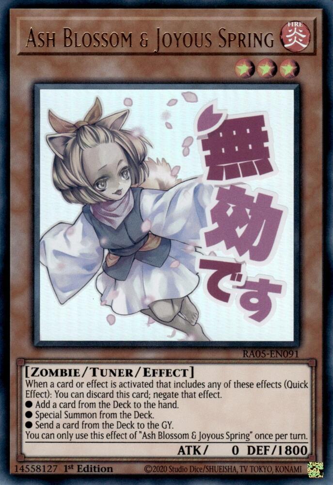 Ash Blossom & Joyous Spring [RA05-EN091] Ultra Rare | Good Games Morley