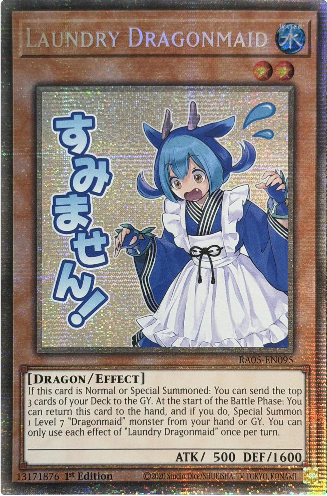 Laundry Dragonmaid (Starlight Rare) [RA05-EN095] Starlight Rare | Good Games Morley