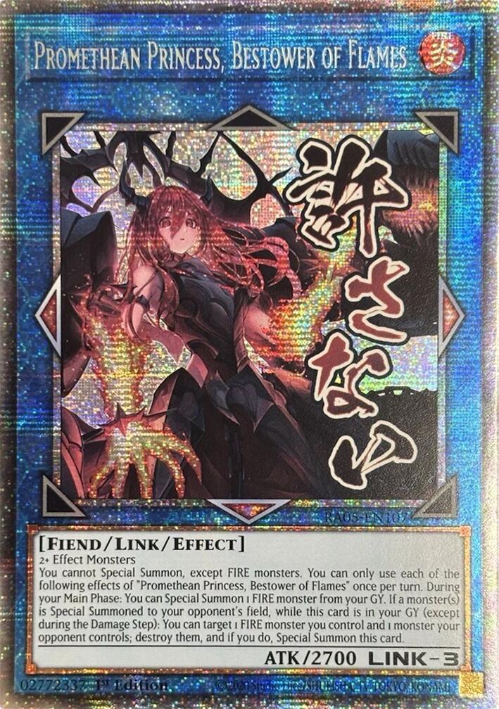 Promethean Princess, Bestower of Flames (Starlight Rare) [RA05-EN107] Starlight Rare | Good Games Morley