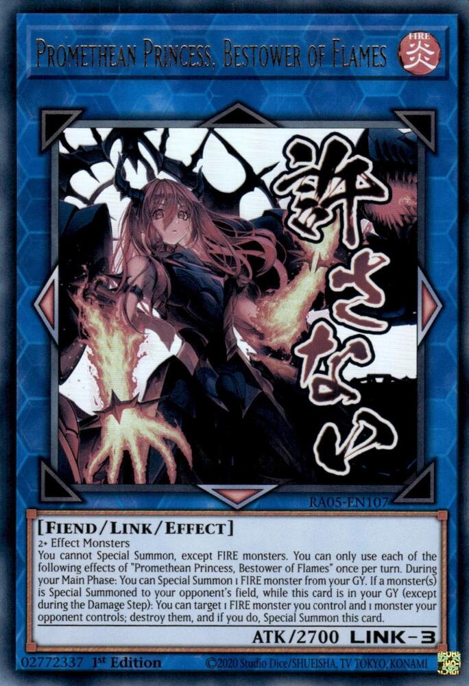 Promethean Princess, Bestower of Flames [RA05-EN107] Ultra Rare | Good Games Morley