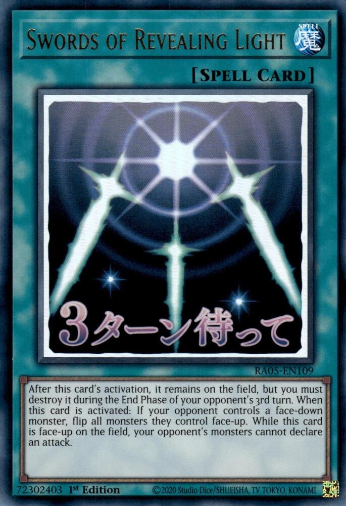 Swords of Revealing Light [RA05-EN109] Ultra Rare | Good Games Morley