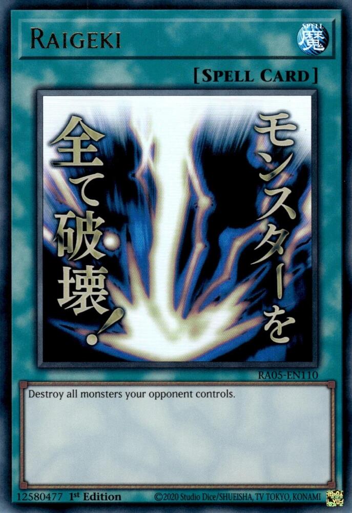 Raigeki [RA05-EN110] Ultra Rare | Good Games Morley