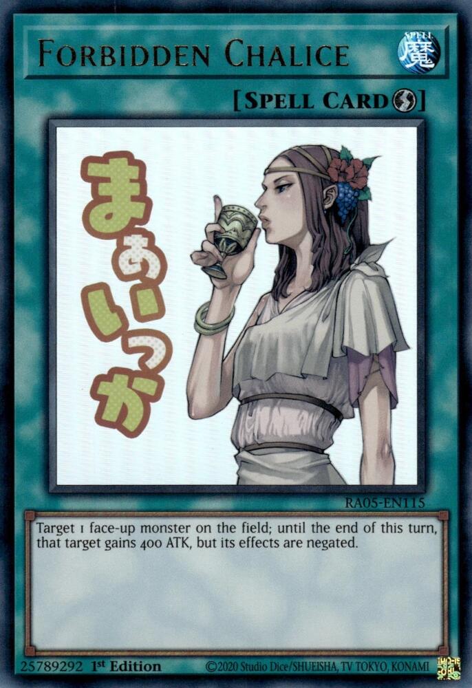 Forbidden Chalice [RA05-EN115] Ultra Rare | Good Games Morley