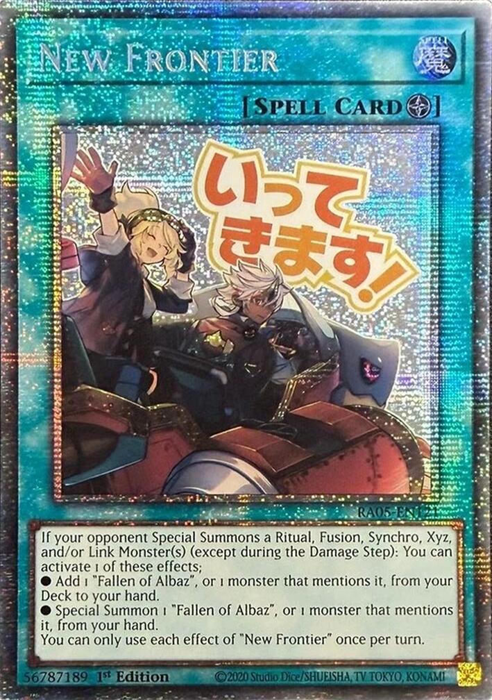 New Frontier (Starlight Rare) [RA05-EN121] Starlight Rare | Good Games Morley